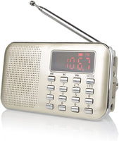 RF23 Pocket AM FM Radio gold version 