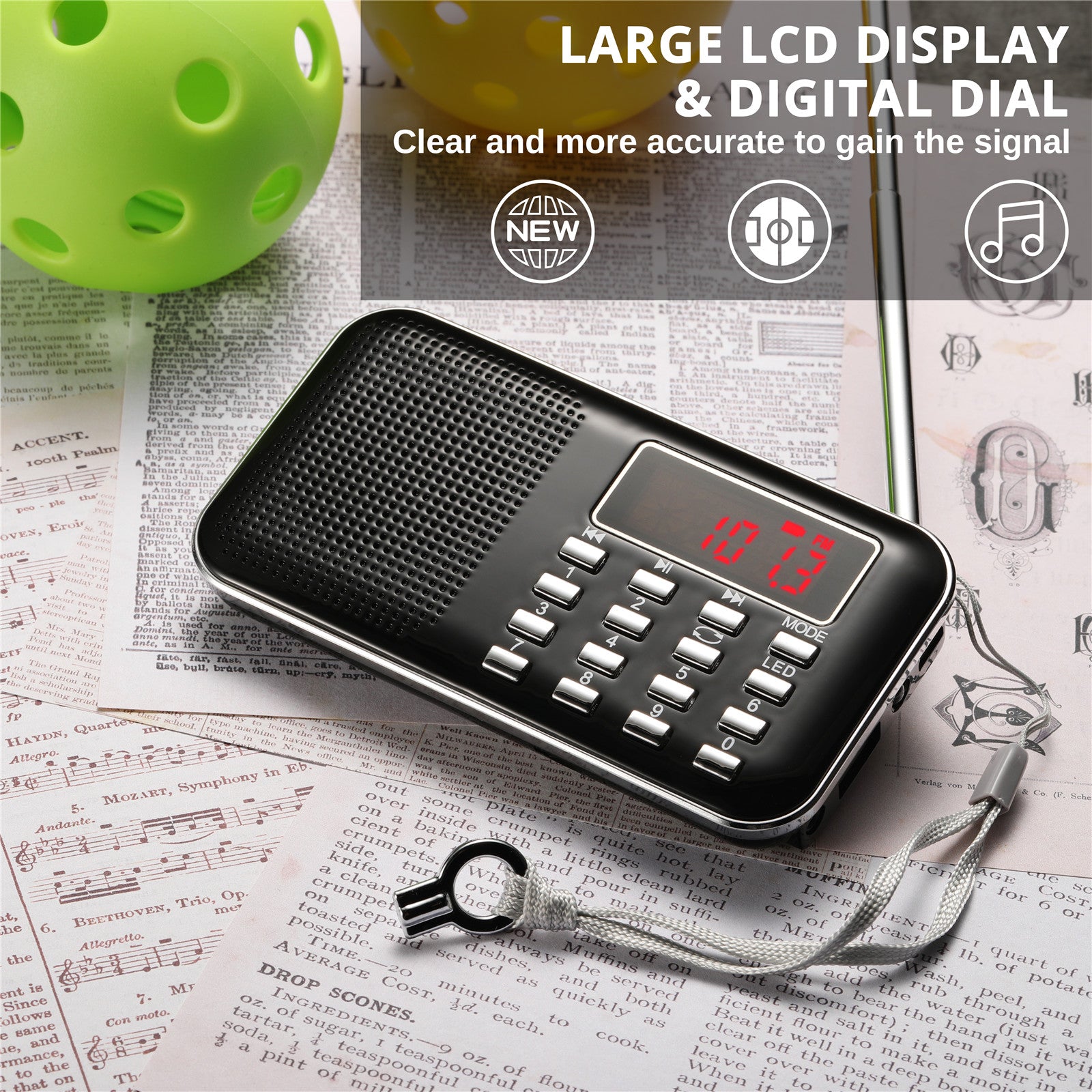 RF23 comes with large LCD display & digital dial