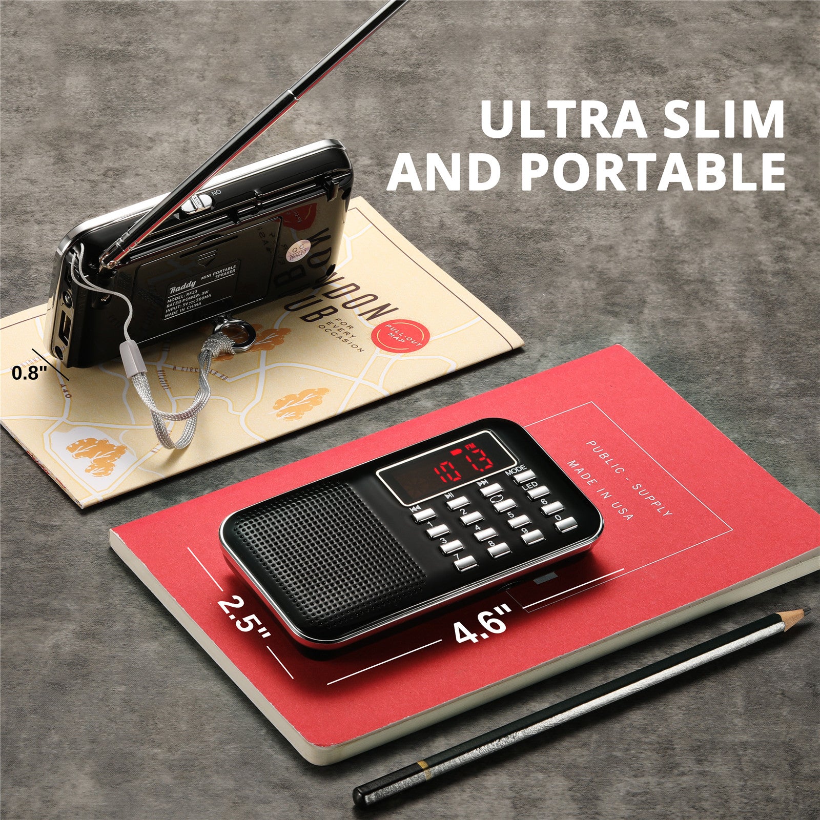 RF23 ultra slim and portable