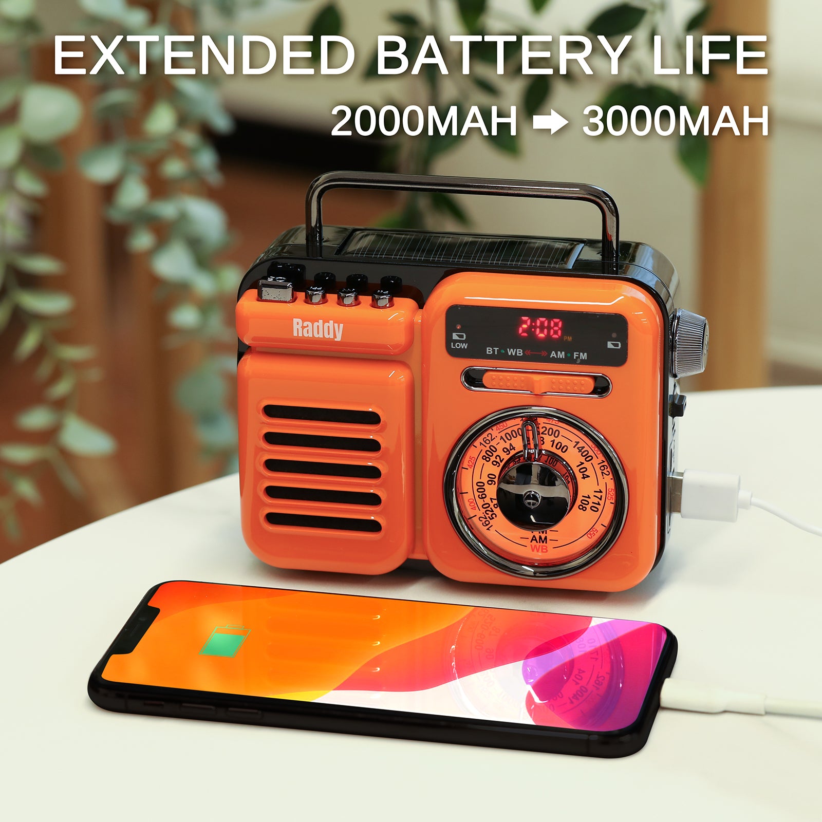 RW3 Emergency Radio  extended battery life