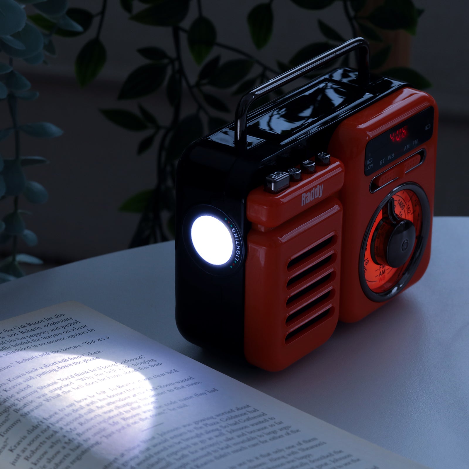 Raddy RW3 Emergency Radio Hand Crank Solar Radio AM/FM/NOAA Bluetooth