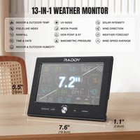 Raddy L7 display size 