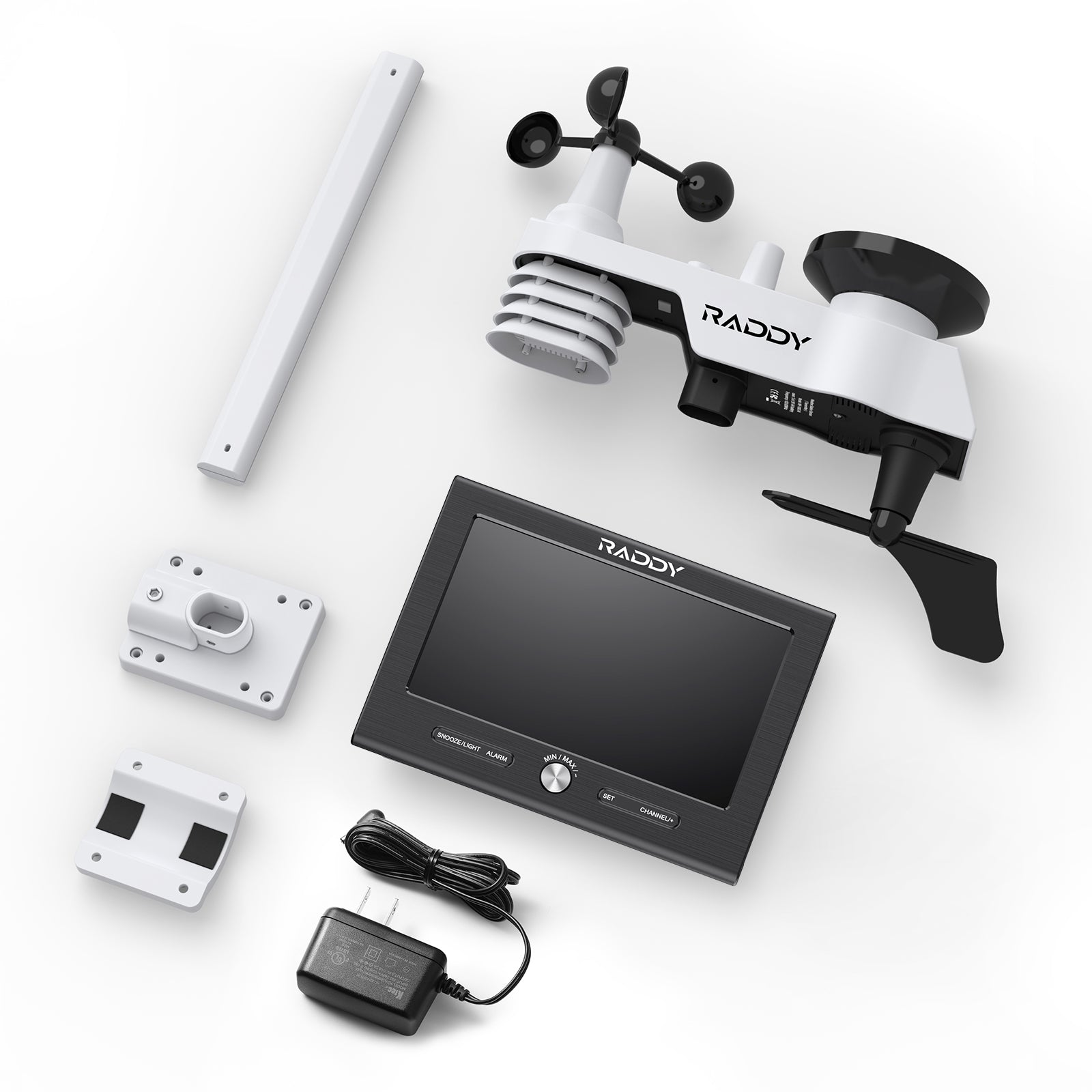 Raddy L7 LoRa Weather Station package content 