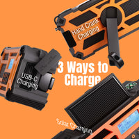 SD5 DAB/DAB+ Emergency Radio 3 ways to charges
