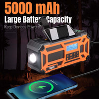 SD5 DAB/DAB+ Emergency Radio comes with 5000mAh  battery 