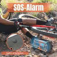 SD5 DAB/DAB+ Emergency Radio supports  SOS alarm 