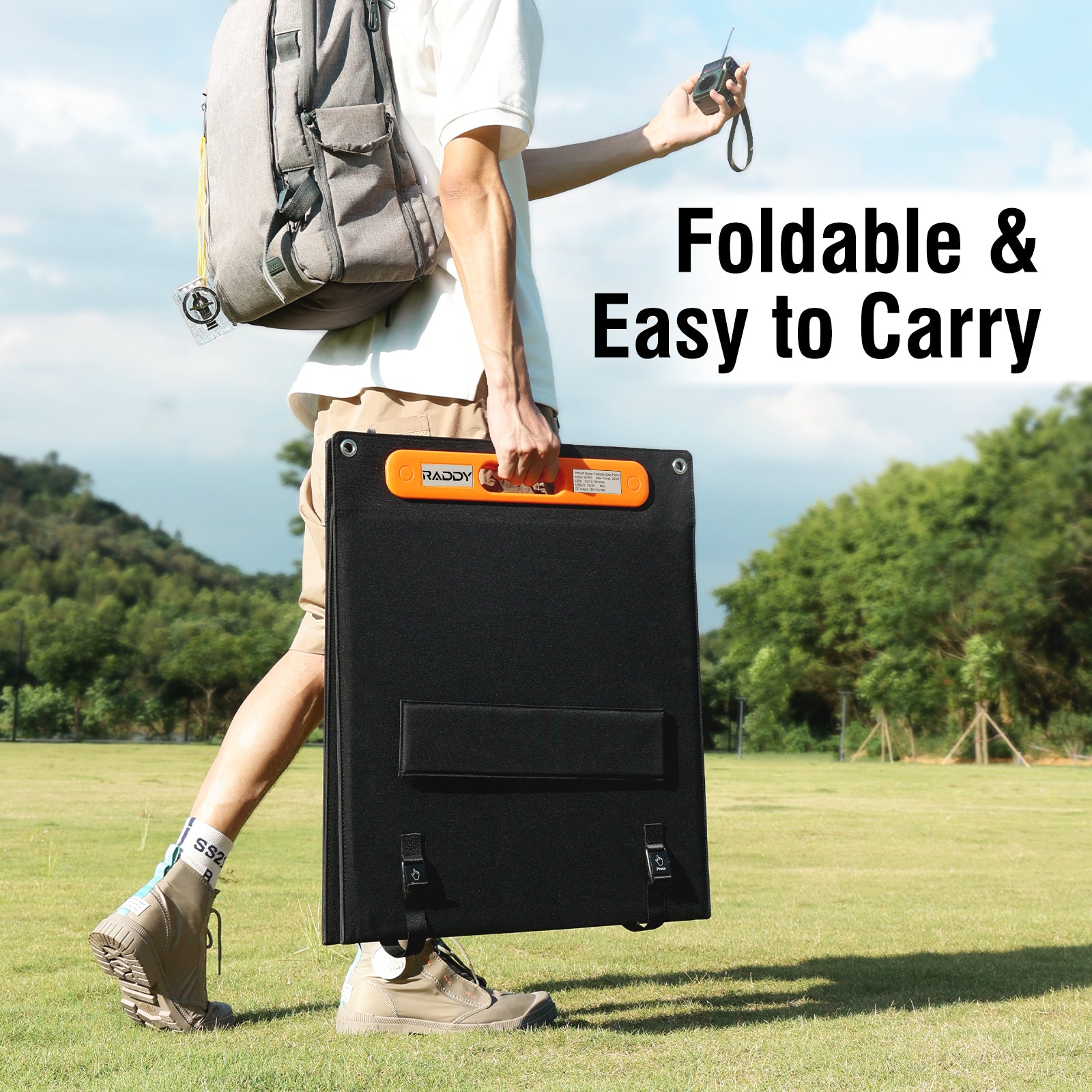 SP200 200W Foldable Solar Panel foldable &easy to carry