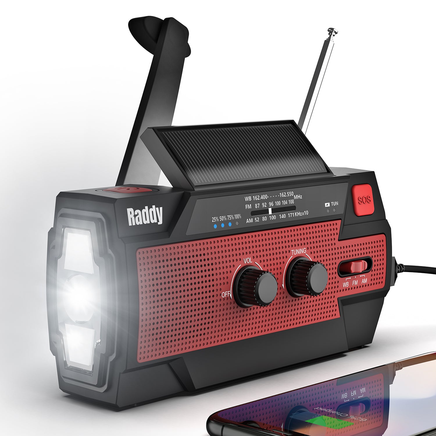 SW3 Emergency Radio with LED light 